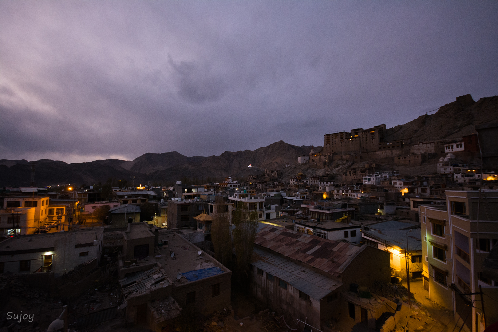 An evening in Leh City